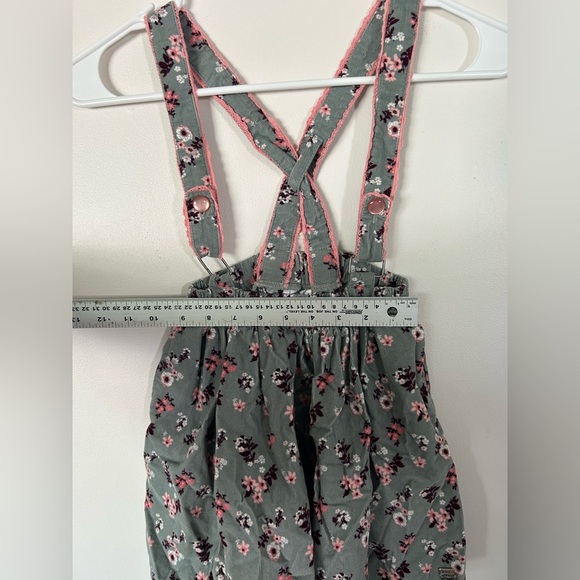 Deux Par Deux Floral Overal Skirt Size 4 - Picture 3 of 5